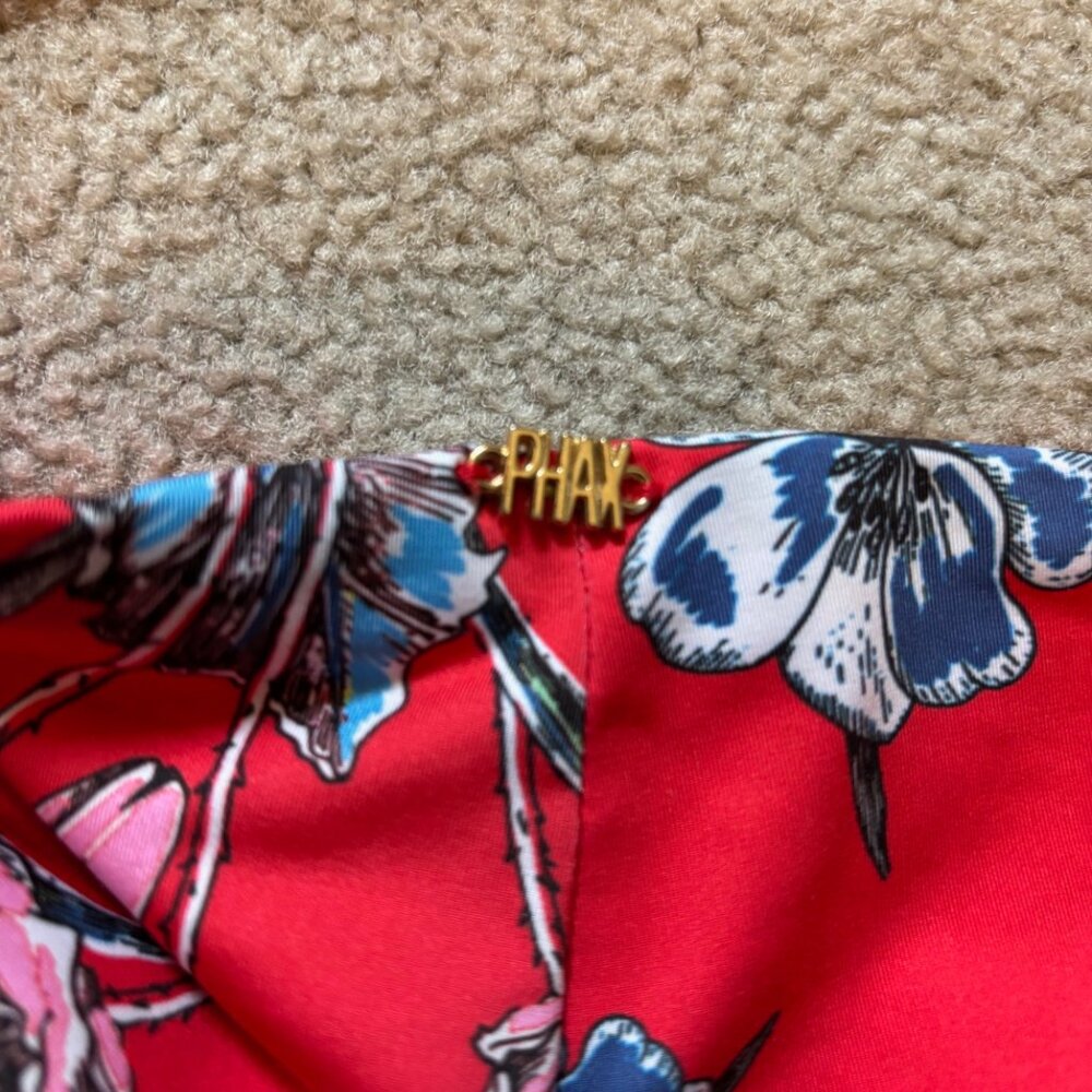 Ladies Red Bikini & Sarong Wrap - Size Small - image 3